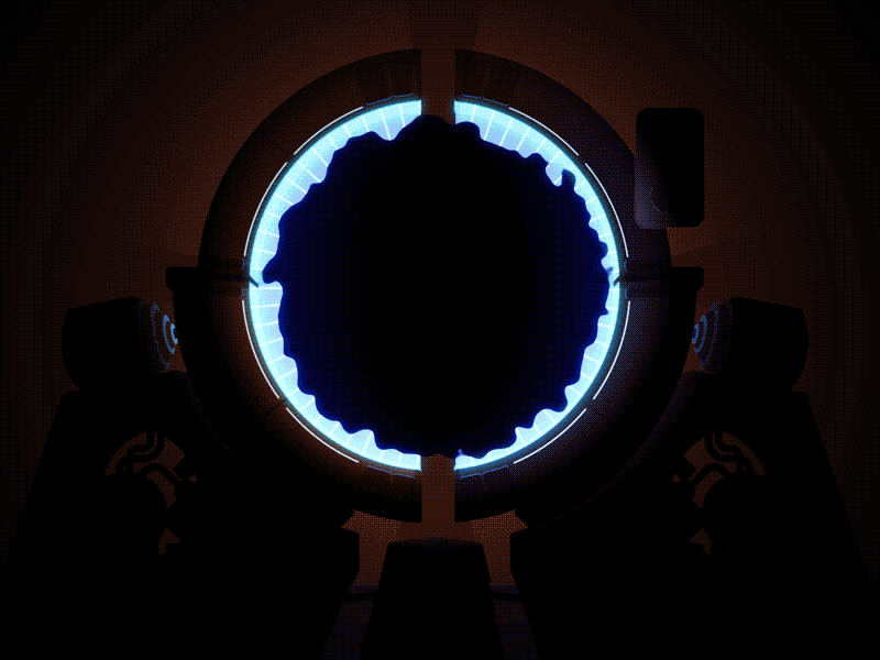 Mystery Project lights motion graphics vector vector illustration