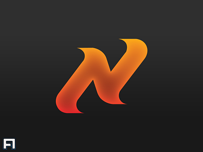 N Concept Logo brand identity branding logo design logo mark logodesign mark n logo symbol