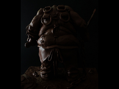 Pudge Sculpt Clay Back clay dota2 pudge sculpt sculpting