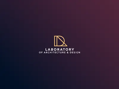 LAB design brand branding geometry logo minimal monogram script stroke type typography vector