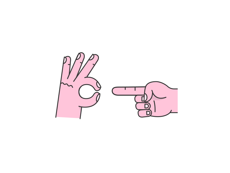 S E X lol ae animation finger gif giggling girl hand illustration loop