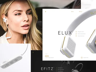 Spectr headphones productpage spectr uiux webdesign