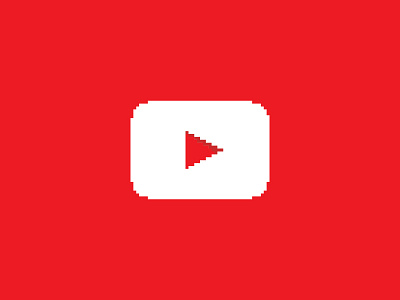 YouTube - Everyday Pixel Art Logo design google logo logo design logos minimal minimalism minimalist pixel pixel art video youtube