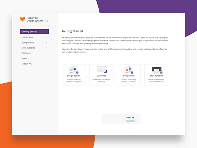 Design System (Draft) design happyfox styleguide system