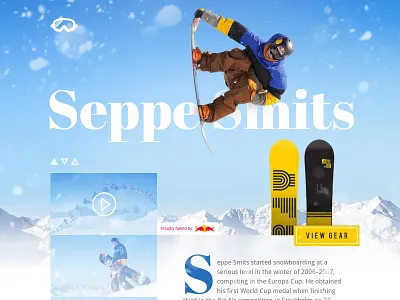 Snowboard UI - Sketch Freebie clean freebie sketch