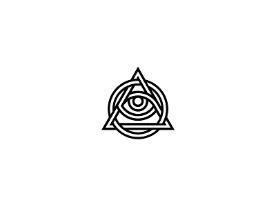 All Seeing Eye all seeing eye eye icon illuminati logo logodesign luke lukedesign mark symbol