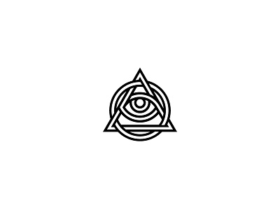 All Seeing Eye all seeing eye eye icon illuminati logo logodesign luke lukedesign mark symbol