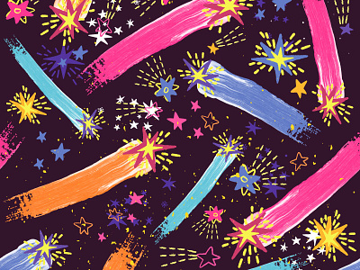 Meteor Rain pattern magic marushabelle meteor rain pattern space stars vector