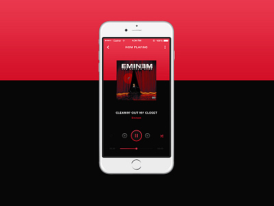 Daily UI Challenge #009 - Music Player android application daily challenge ios music player user interface