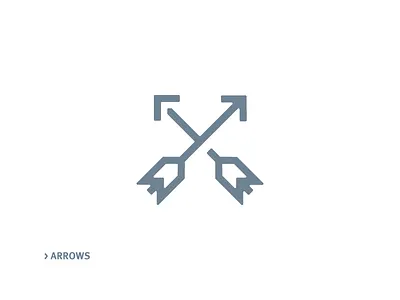 Arrows Icon archery arrow icon line minimalistic