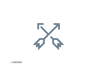 Arrows Icon archery arrow icon line minimalistic