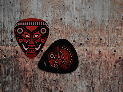 Agam guitar pick agam guitar guitar pick kerala music rock theyyam tribal