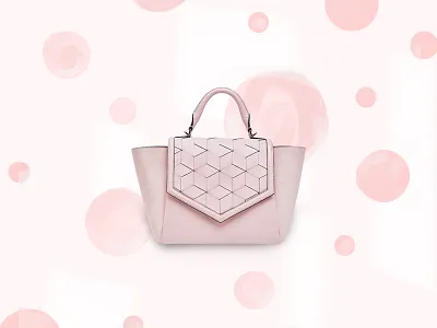 Circles for Welden bag color colorful digital painting handbag instagram pink watercolor