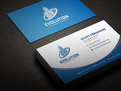 New Business Card business card embossing logotype paper print stamp typography