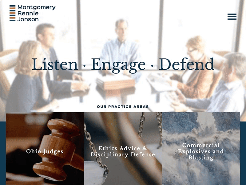 Law Homepage Hovers animation homepage hover law web design website