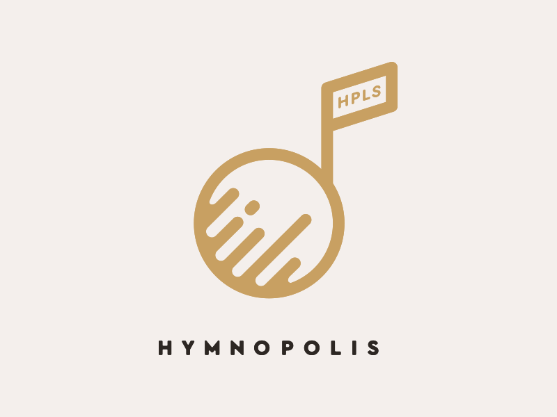 Hymnopolis Logo "Final" brand branding color hymn identity lockup logo music type