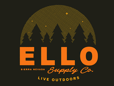 Ello Supply Co Dan Bradley Design apparel design branding identity typography