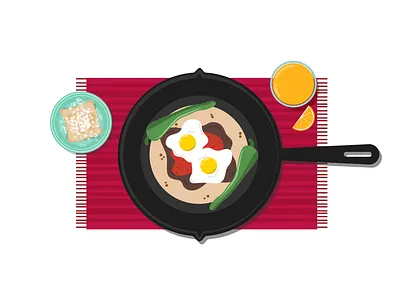 Perfect Breakfast - Final 30 minute 30 minute challenge 30minutechallenge breakfast eggs green chile huevos rancheros new mexico playoff