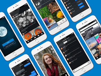 Photo app design app mobile