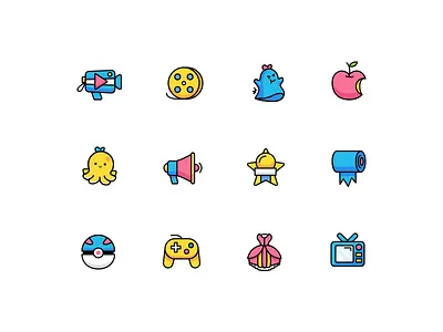 Anime video app icons icon