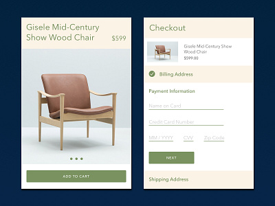 Daily UI 002 002 checkout daily ui