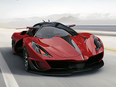 Remolino concept supercar 3d design supercar