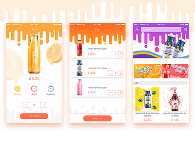 Beverage store beverage buy pay shop store ui ux