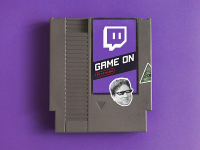 Game On nes nintendo pretendo purple twitch