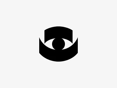Eye eye human icon logo pupil simple
