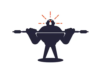The Gym Banshee graphic design gym healthy heavy illustration lifting screaming workout