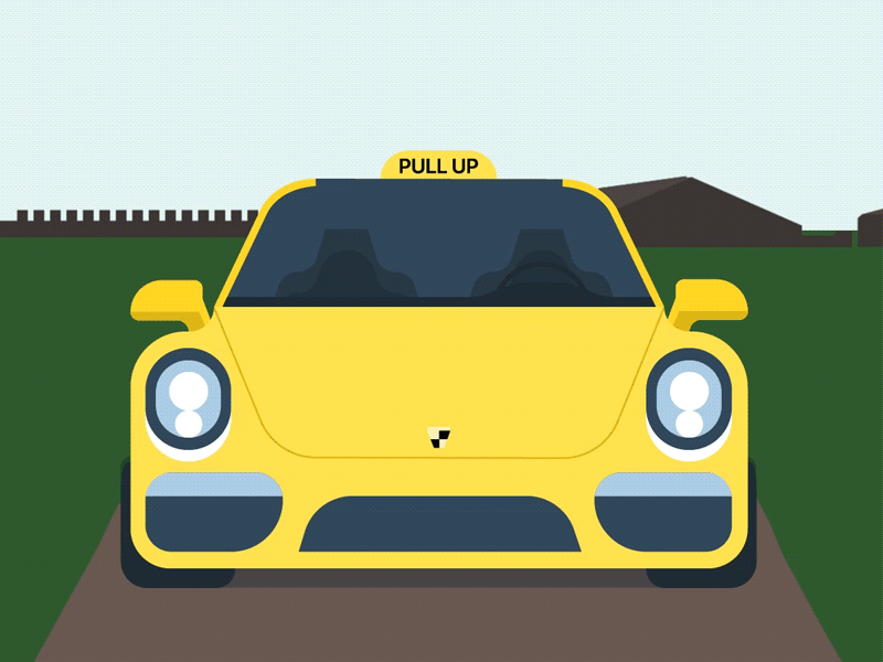 Pull Up In Een Porsche adobe after effects gif hiphop illustrator kraantje pappie photoshop porsche rap vector wacom