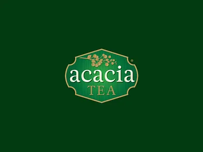 Tea acacia badge black drink export fruit import passion peach raspberry tea trade