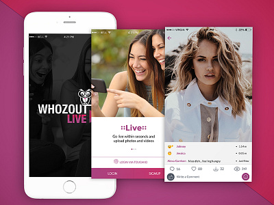 Introducing logo and screens of our upcoming feed. app design icon layout logo mobile app screens shots splash ui ux