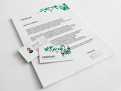 Ready4S letterhead and business card business card corporate identity letterhead