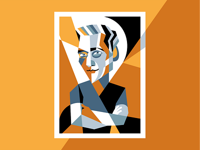 Paul Van Dyk artist electric castle festival geometric illustration music musician paul van dyk portrait