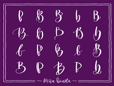 Letter B art b brush brushpen calligraphy challenge creativity expression letter lettering