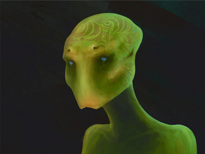 Alien alien character conceptart sci fi sciencefiction ufo