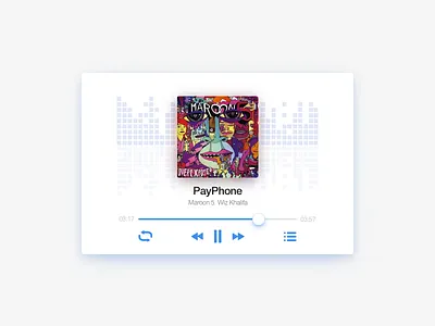 Player blue card music play player special