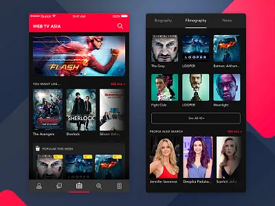 Online Movie adit septian app dark film list movie online red scroll thumbnail webtvasia