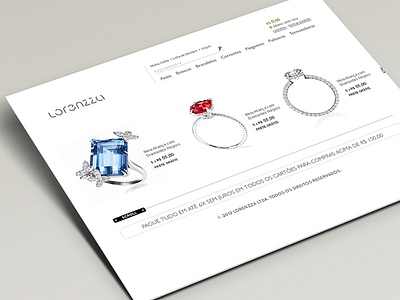 Lorenzza - Ecommerce design ecommerce jewels web