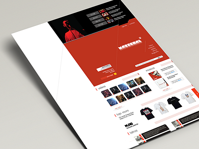 Marechal Landing page design landing music web