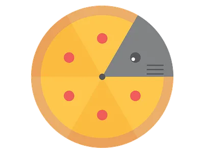 Pizza Rat illustration nyc pizza rat subway