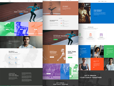Carius athletic business fitness health wordpress template