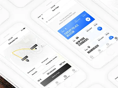 Nowgo UI Kit adress clean dark dribbble location map modern white xd