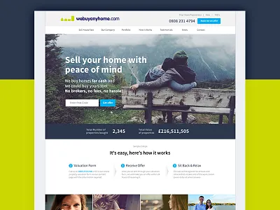 WeBuyAnyHome.com home house search typography ui ux web