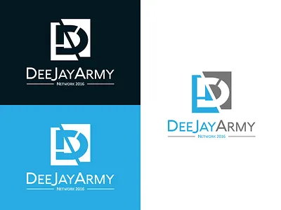 DeeJay Army Network Logo Design branding design identity logo logo design
