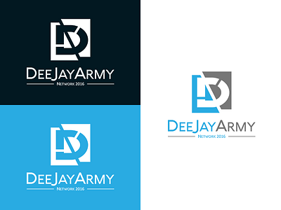 DeeJay Army Network Logo Design branding design identity logo logo design