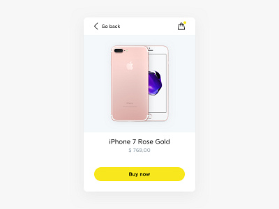 Minimal app shop screen app application buy minimal minimalism shop shopping sketch ui