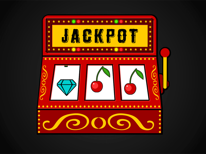 Slot Machine illustration motion graphics