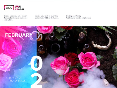 WDC - Weekly Design Challenge challenge confluence design layout team wdc